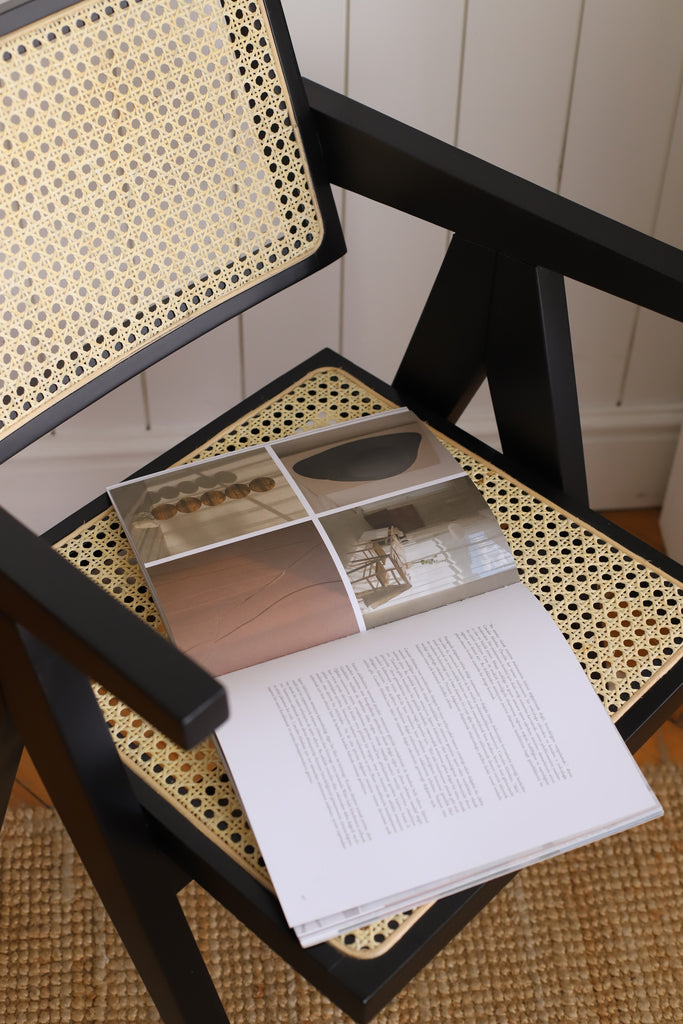 Rafine Living Handcrafted Home Goods Tiveden Rattan Armchair Chandigarh Chair Retro-Design Pierre Jeanneret 01