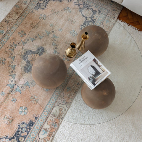 Rafine Living Handcrafted Home Goods Isparta Vintage Anatolian Carpet Rug Kilims Teppich 01