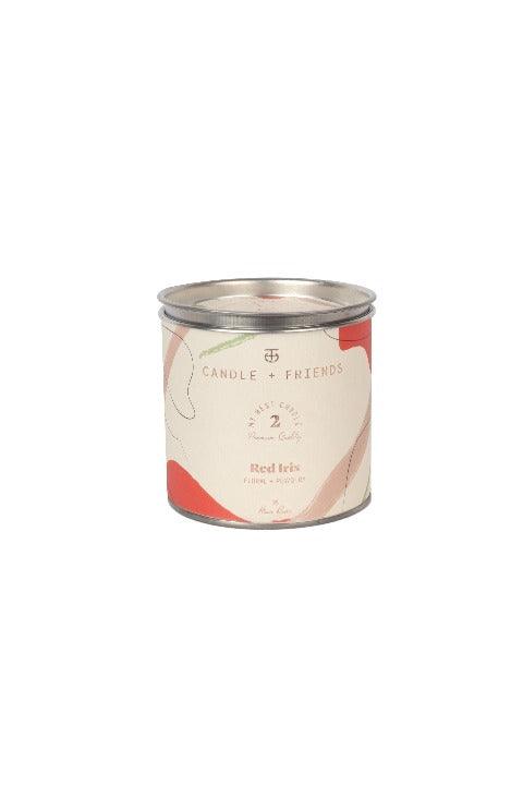 Rafine Living Handcrafted Home Goods Candle And Friends Red Iris Tin Candle Medium 1