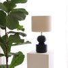 Rafine Living Handcrafted Home Goods Capri Lamp Black Table Lamp 01