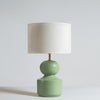 Rafine Living Handcrafted Home Goods Capri Lamp Light Green Table Lamp 01