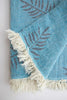 Rafine Living Handcrafted Home Goods Frühling Blue Bath Beach Towel 01