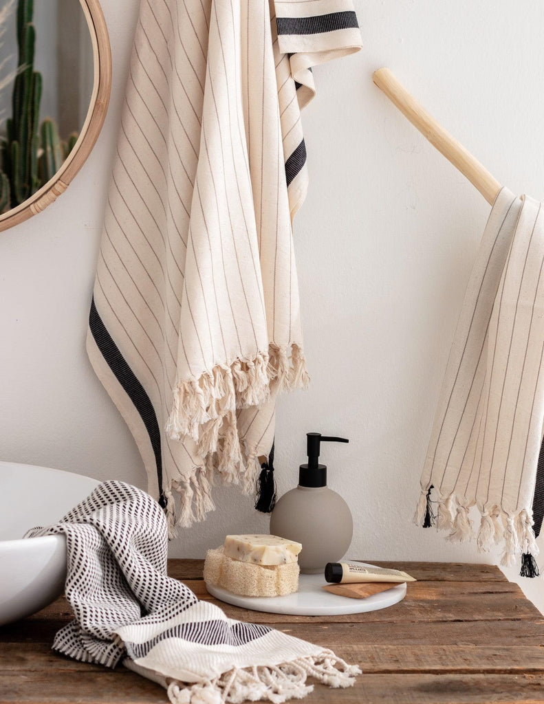 Rafine Living Handcrafted Home Goods Meraki And Petrichor Bath Beach Towels 03