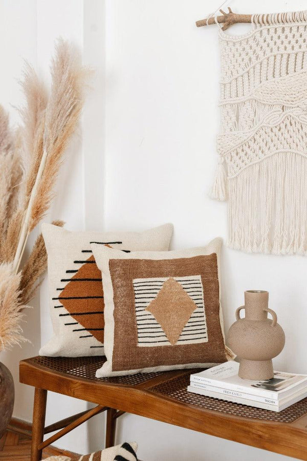 Rafine Living Handcrafted Home Goods Pillows Tierra Kissen 15 Cushion