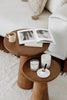 Rafine Living Handcrafted Home Goods Tuca's Home Mushroom 2 and 3 Dark Wood Coffee Table Modern midcentury furniture 1