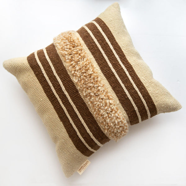 Rafine Living Handcrafted Home Goods Zimt Hand Woven Pillow 01