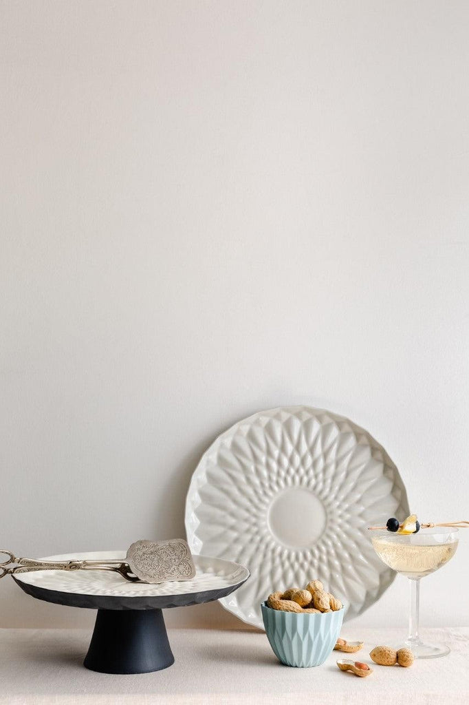 Rafine Living Handcrafted Home Goods Miras Ceramics Handmade Heirloom Porcelain Plate 3